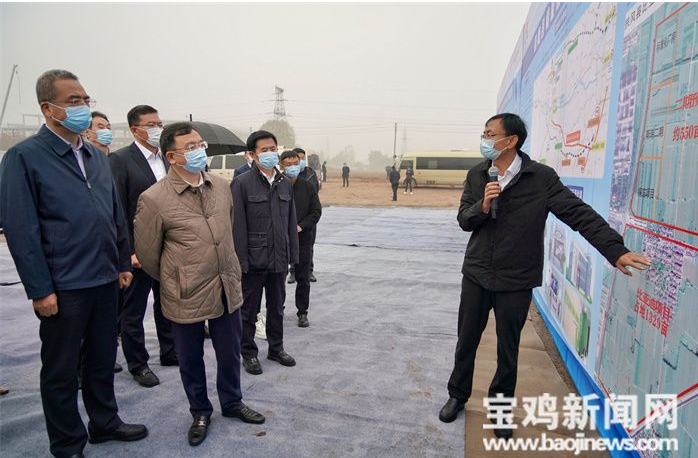 比亞迪董事長王傳福來寶雞考察項目選址