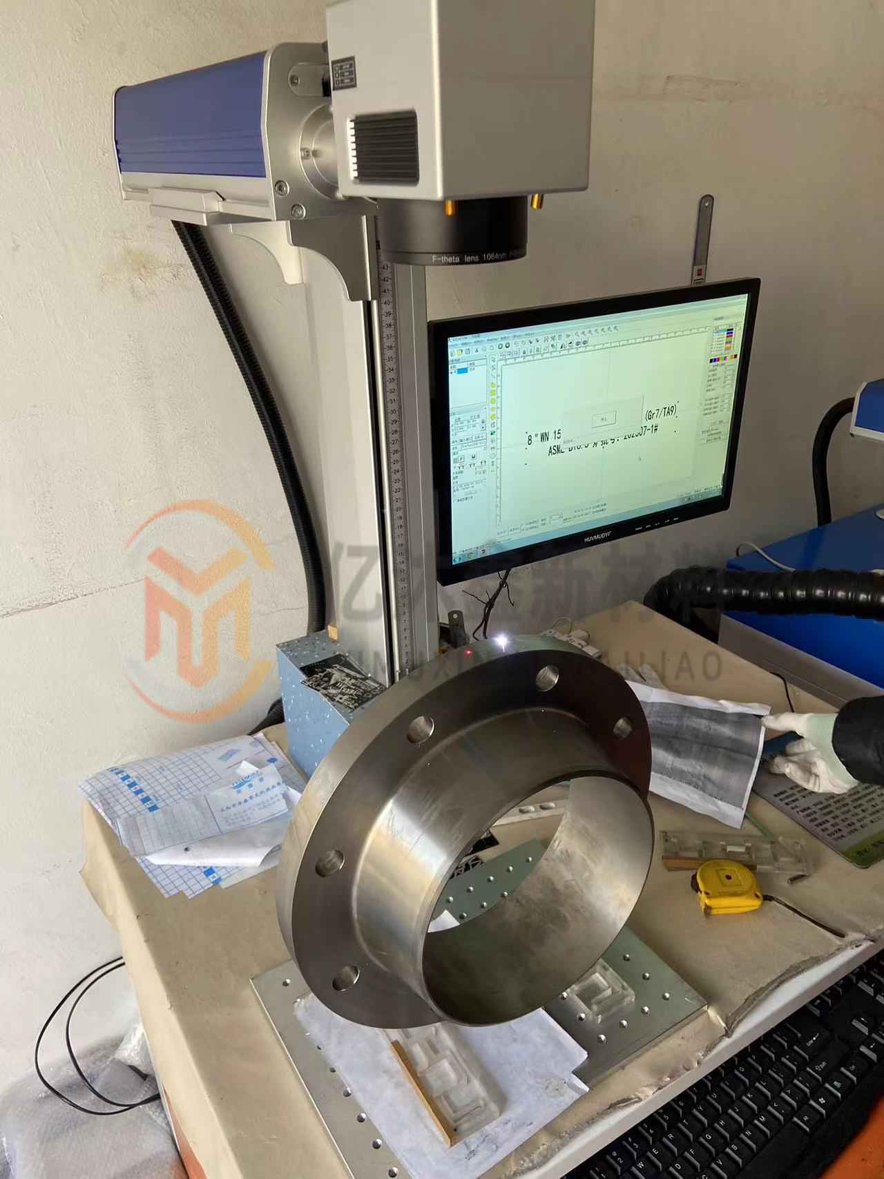 TA9高徑法蘭打標(biāo)