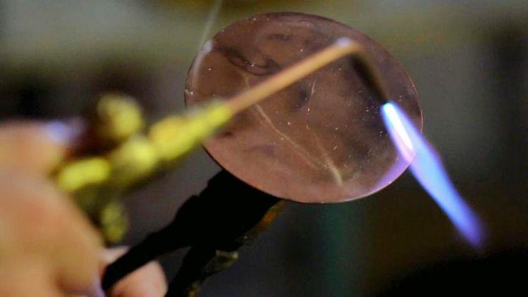 金屬表面火焰加熱