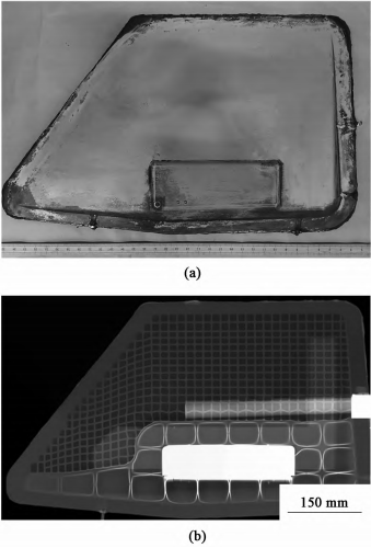 點(diǎn)陣 /4 層混合結(jié)構(gòu)舵翼模擬件